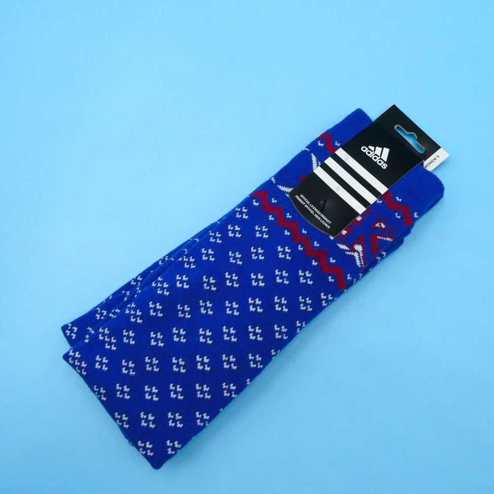 Kentucky Wildcats Crew‎ Socks Womens One Size Adidas Blue College Mid Y2K NCAA